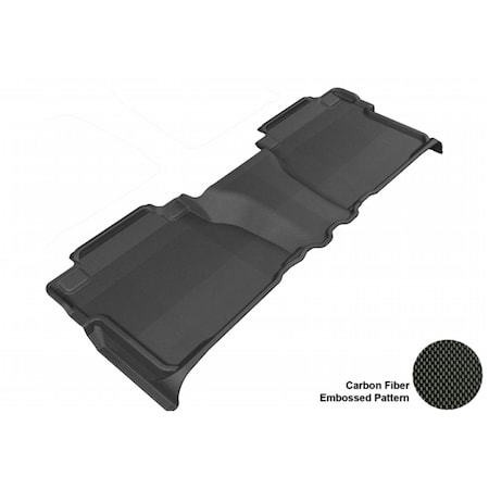 3D Maxpider TOYOTA TUNDRA 2007-2013 DOUBLE CAB KAGU BLACK R2 Floor Mat L1TY14721509